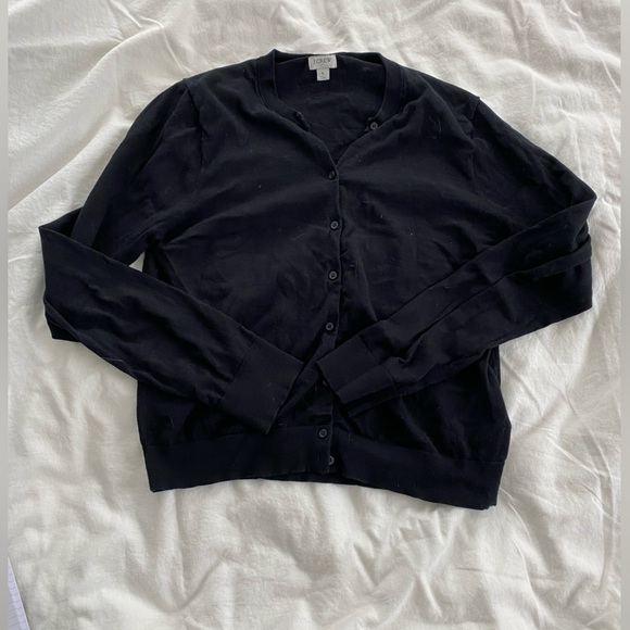 J. Crew Sweaters - J. Crew black cardigan sz L